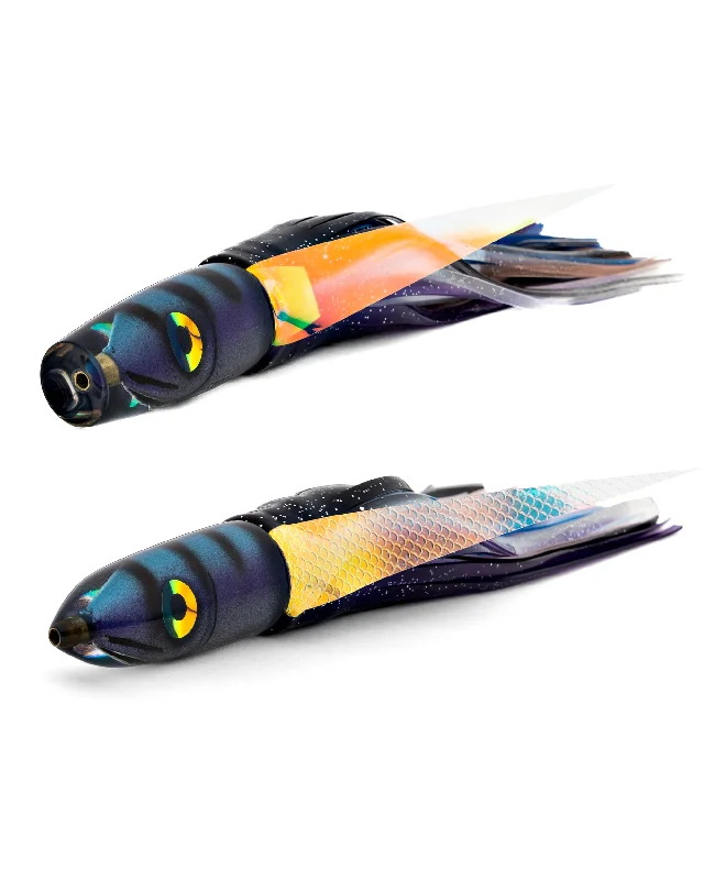 Streamer Lures-7" Ali'i Fish Series: Black Pearl