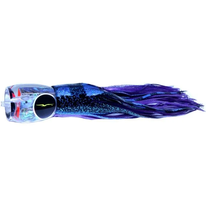 Freshwater Lures-Black Bart Abaco Prowler Heavy Tackle Lure - Black Purple Split/Purple Fleck