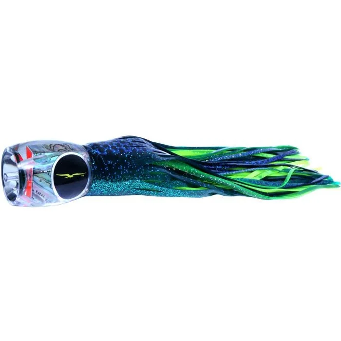 Rattle Lures-Black Bart Abaco Prowler Heavy Tackle Lure - Dark Green/Green Chartreuse