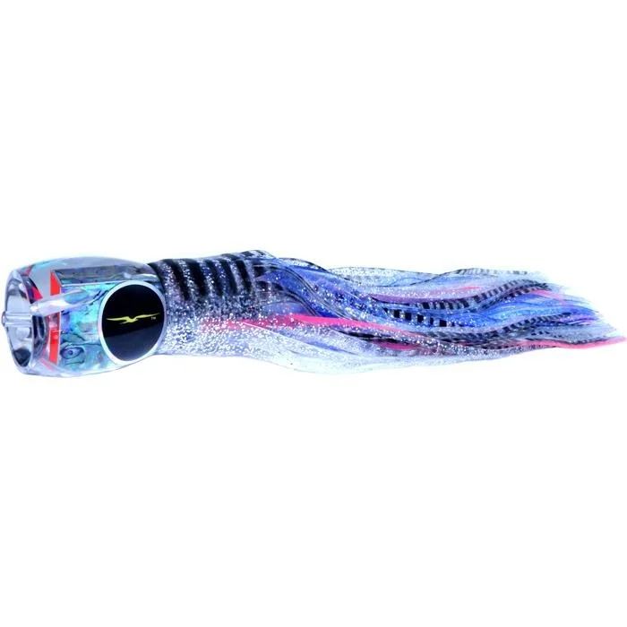 Lipless Crankbait Lures-Black Bart Abaco Prowler Heavy Tackle Lure - Silver Tiger/Mackerel