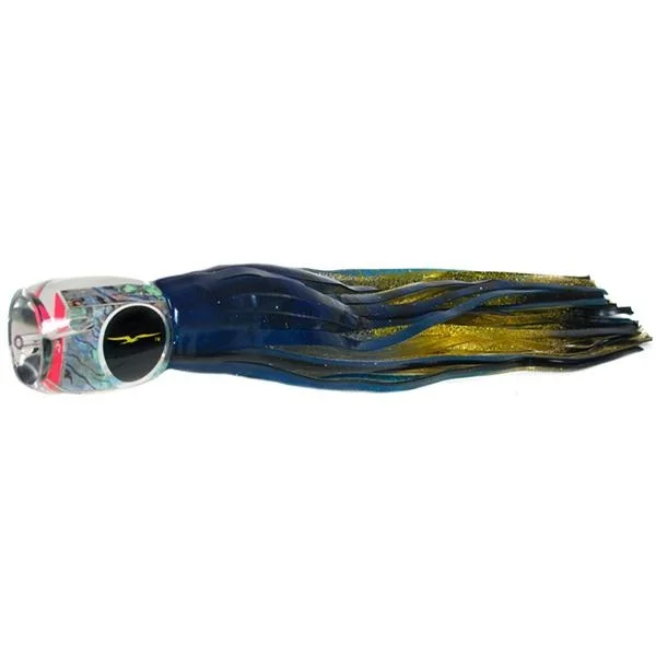 Surface Lures-Black Bart Abaco Prowler Heavy Tackle Lure - Yellowfin/Silver Gold Black