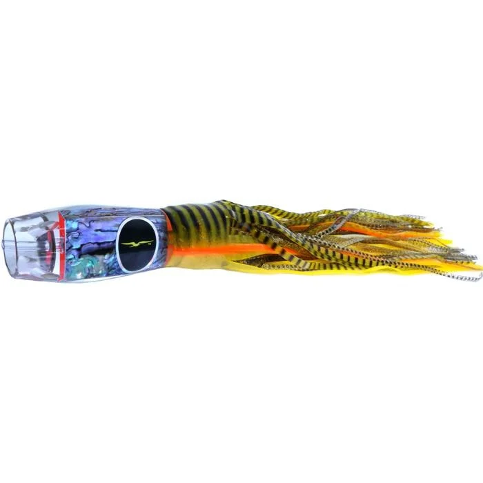 Popper Lures-Black Bart Ascension ProJet Heavy Tackle Lure - Yellow Tiger/Gold Dot