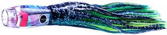 Hard-body Lures-Black Bart ProJet Heavy Tackle Lure - Dark Green/Green Chartreuse No Rigging