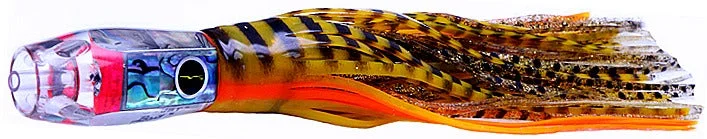 Floating Jig Lures-Black Bart ProJet Heavy Tackle Lure - Yellow Tiger/Gold Dot No Rigging (HN)