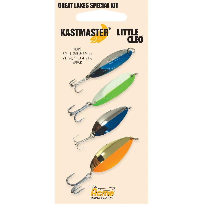 Big Game Lures-Great Lakes Special Cleo/Kastmaster Multi Pack