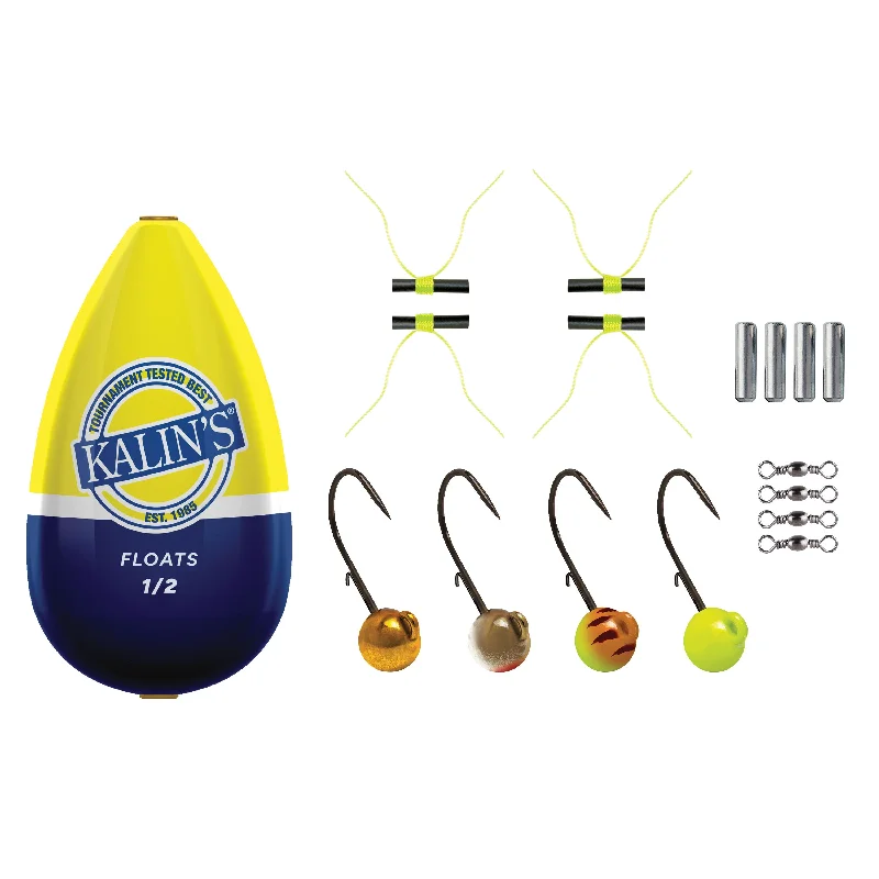 Bite-sized Lures-Kalin’s® 21-pc Slip Bobber Kits