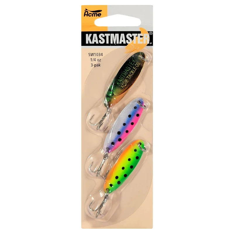 Frog Lures for Fishing-Kastmaster 3 Pack Pattern 1/4 Oz