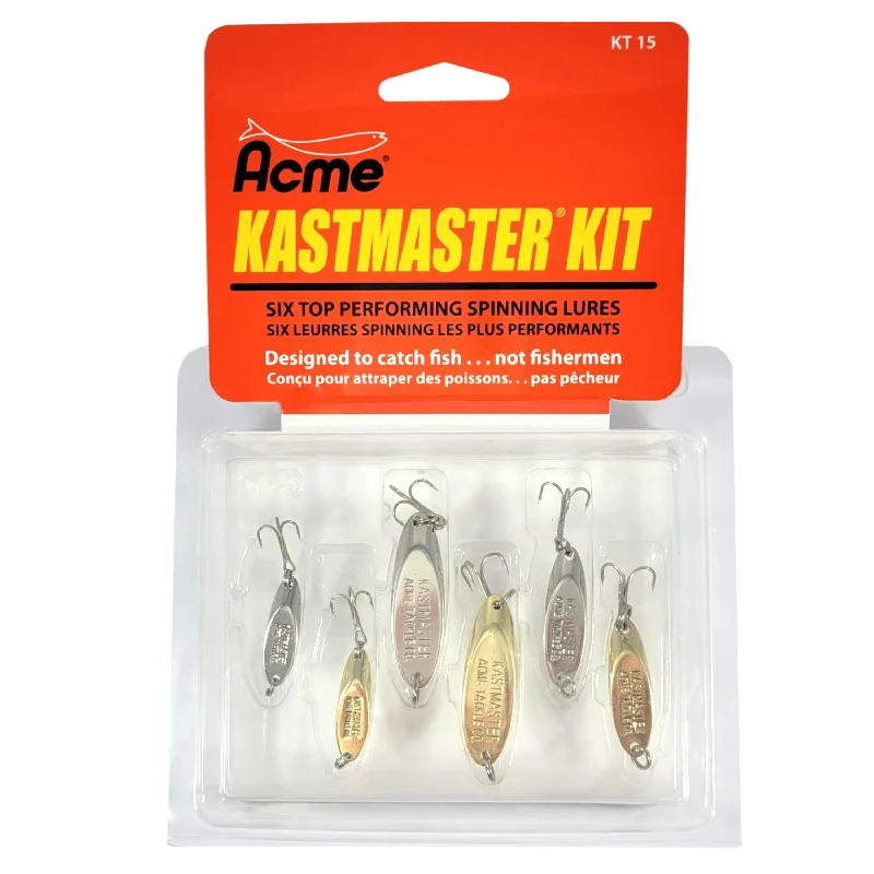 Artificial Fish Lures-Kastmaster Kit