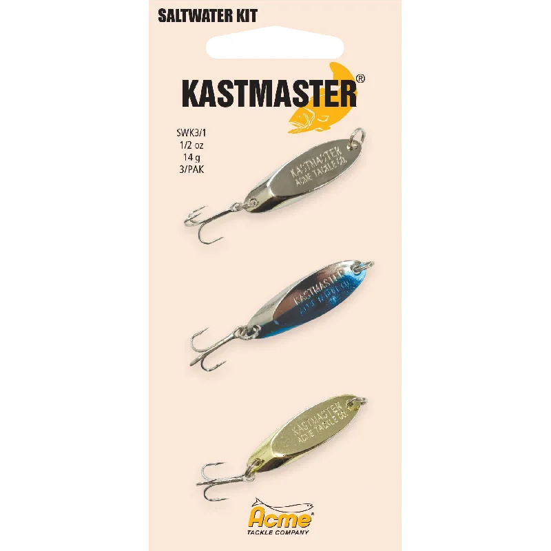 Color-changing Lures-Kastmaster Saltwater Multi Pack 1/2 oz