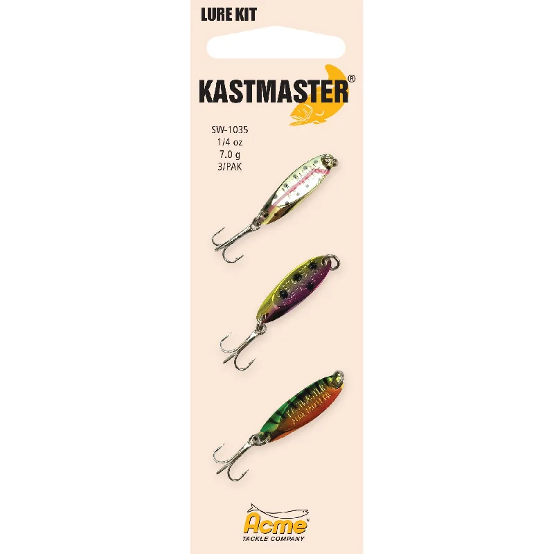 Heavy-duty Lures-Kastmaster Trout 3 Pack 1/4 oz