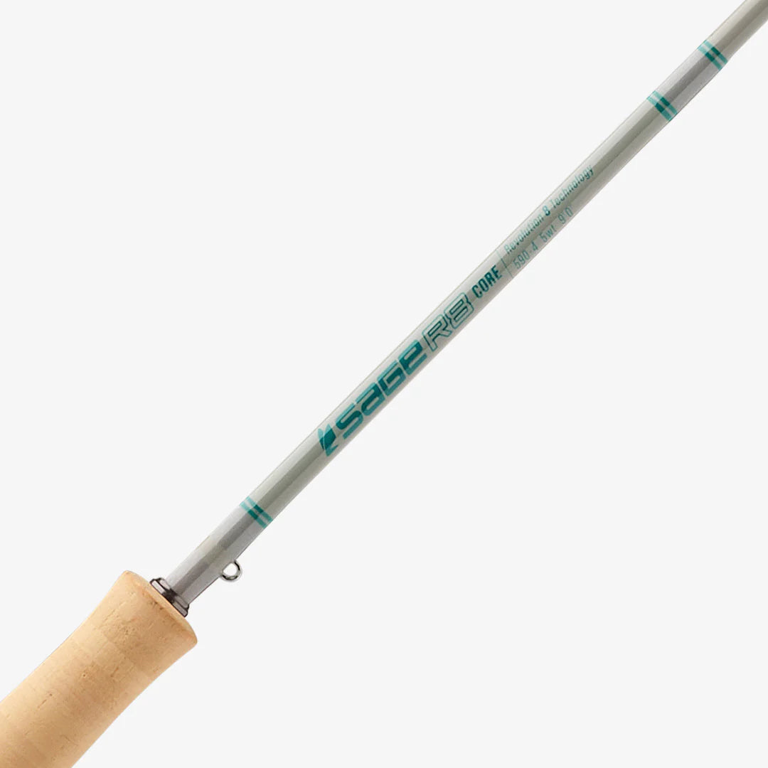 Medium Action Fishing Rods-Sage R8 Core Fly Rod Limited Edition Retro Grey