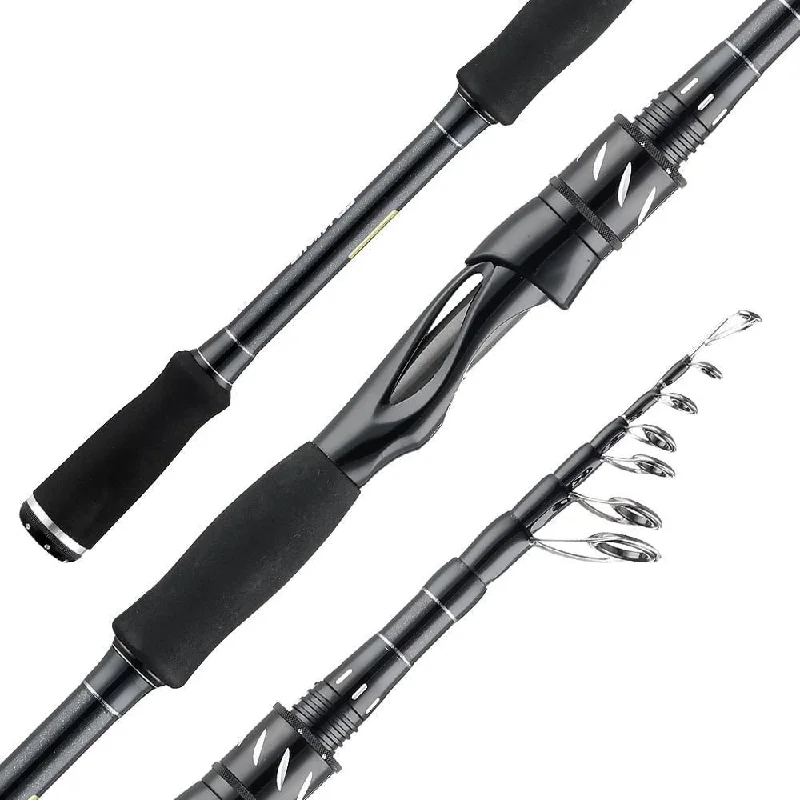 High-action Fishing Rods-Sange II Lure Fishing Rod 2.1M 2.4M M Power 7-25g Carbon Material Casting Spinning Rod with EVA Grip