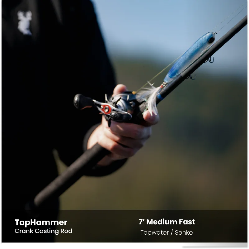 Short Fishing Rods-TopHammer - 7' Medium Fast Topwater Rod