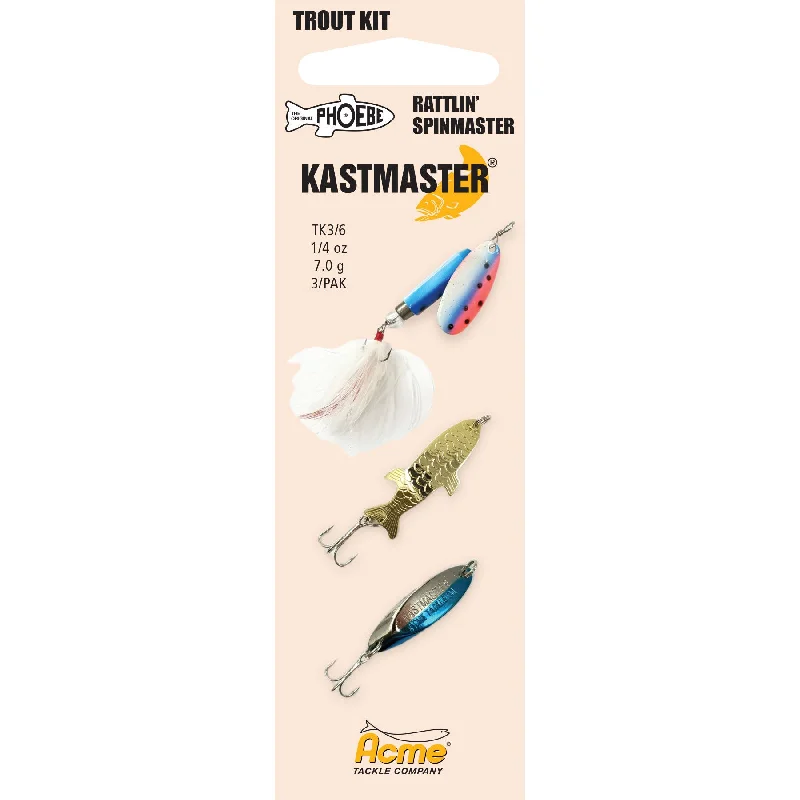 Long-casting Lures-Trout Lure Multi Pack 1/4 oz