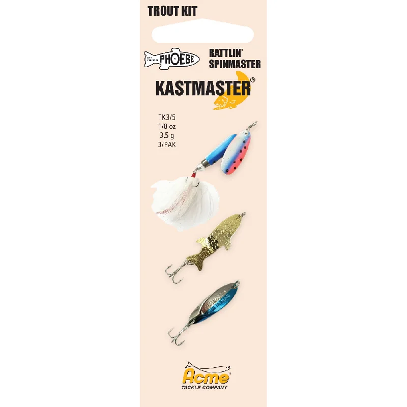 Tail-spinner Lures-Trout Lure Multi Pack 1/8 oz