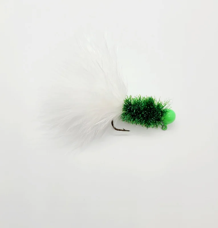 WHITE/GREEN GLOW JIG