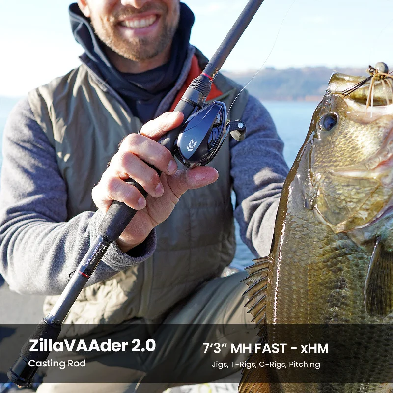 Casting Fishing Rods-ZillavAAdr 2.0 - 7'3" MH FAST - xHM Sensitivity