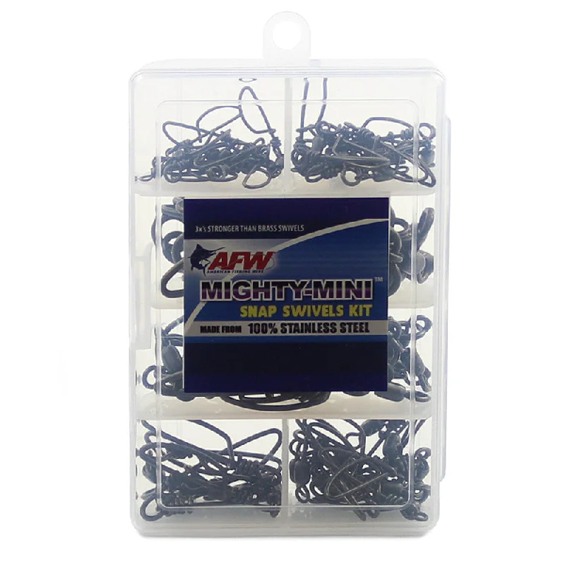 High-quality Bearing Swivels for Fishing-AFW Mighty Mini Snap Swivel Kit TKB00009