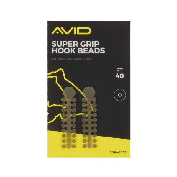 Strong-hold Fish Hooks-Avid Super Grip Hook Beads