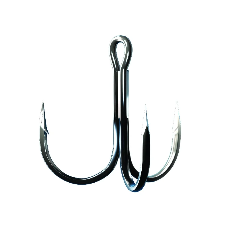 Trout Fishing Hooks-Eagle Claw Trokar TK934P 3X Strong Round Bend Treble Hook