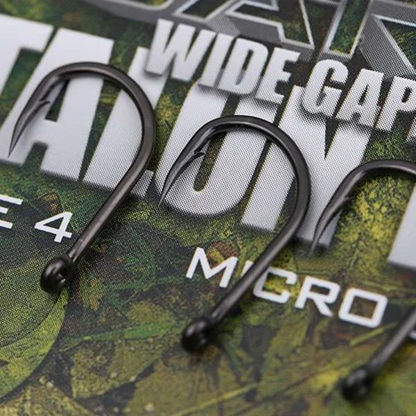 Fishing Hooks with Split Ring-Gardner Covert Dark Wide Gape Talon Tip Hooks Barbed