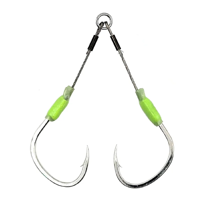 Trout Fishing Hooks-JYG Pro Twin Steel Assist Hooks 2-Pack