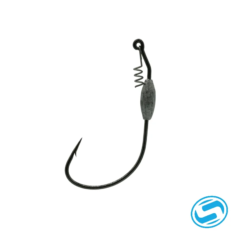 High-carbon Fish Hooks-Mission Fishin Swim Bait Hook with Corkscrew