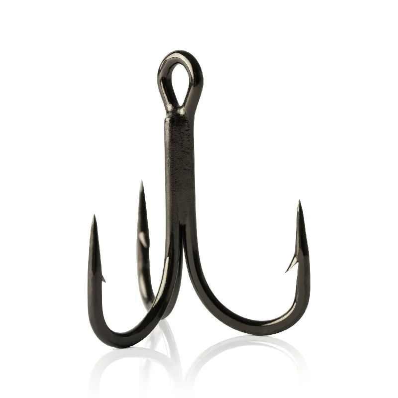 Baited Fish Hooks-Mustad 36329NP Treble Hooks 5pk