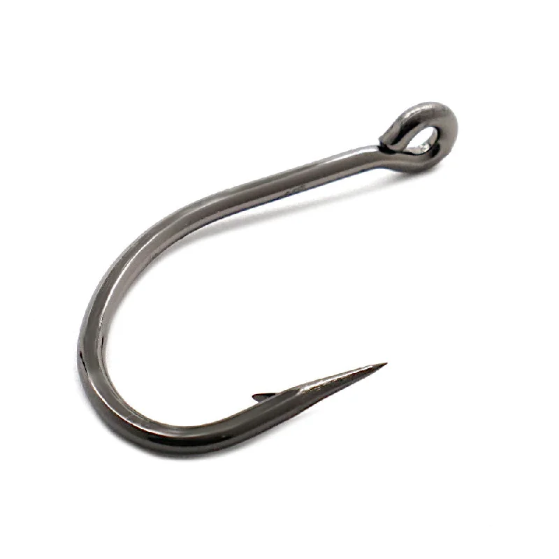 Perfect Bait Fish Hooks-Mustad 9174NP | O’Shaughnessy Hook | Black Nickel