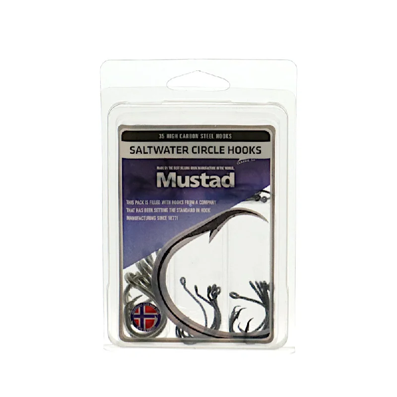 Treble Fish Hooks-Mustad Saltwater Circle Hook Starter Kit