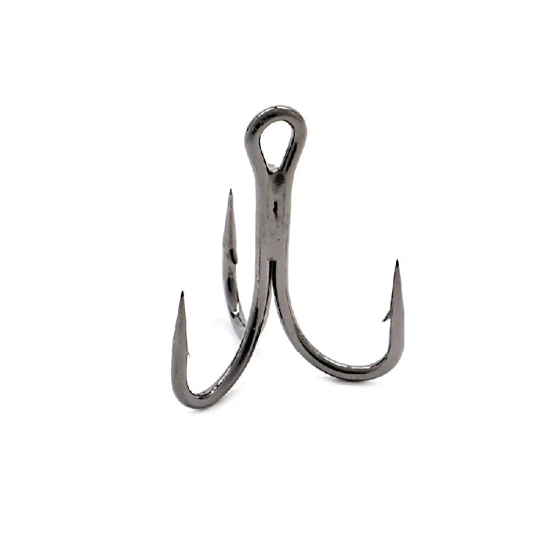 Saltwater Circle Fish Hooks-Mustad Treble Hook | 36329NP | Black Nickel