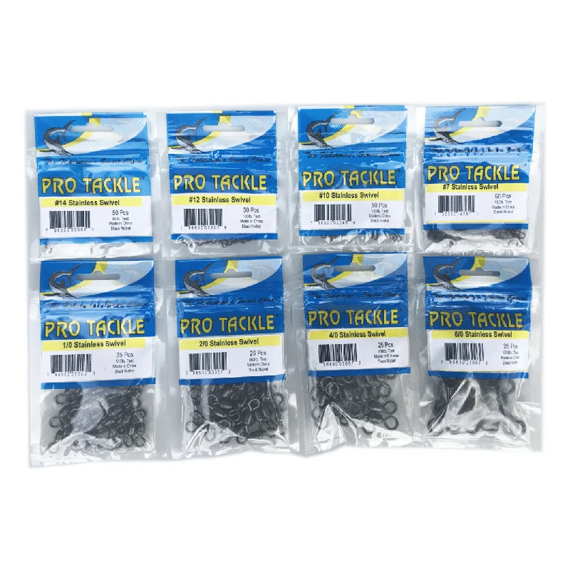 Long-lasting Fishing Bearing Swivels-Pro Tackle Stainless Swivels