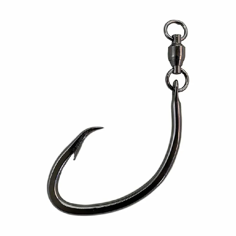 Double Bearing Swivels-Quick Rig Swiveled Chunking Circle Hooks