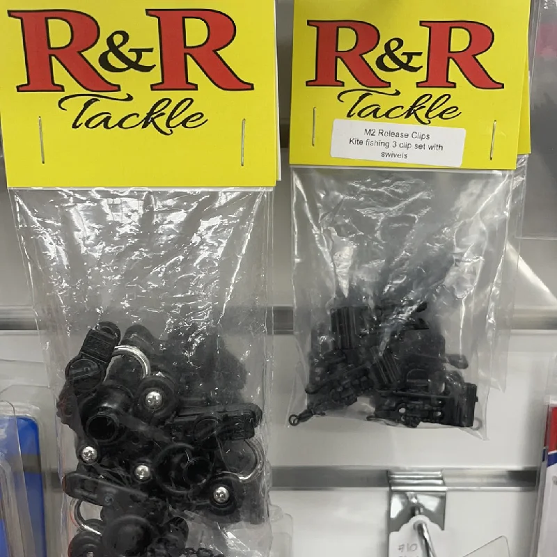 Marine-grade Bearing Swivels-R&R Tackle Release Clips w/ Swivels