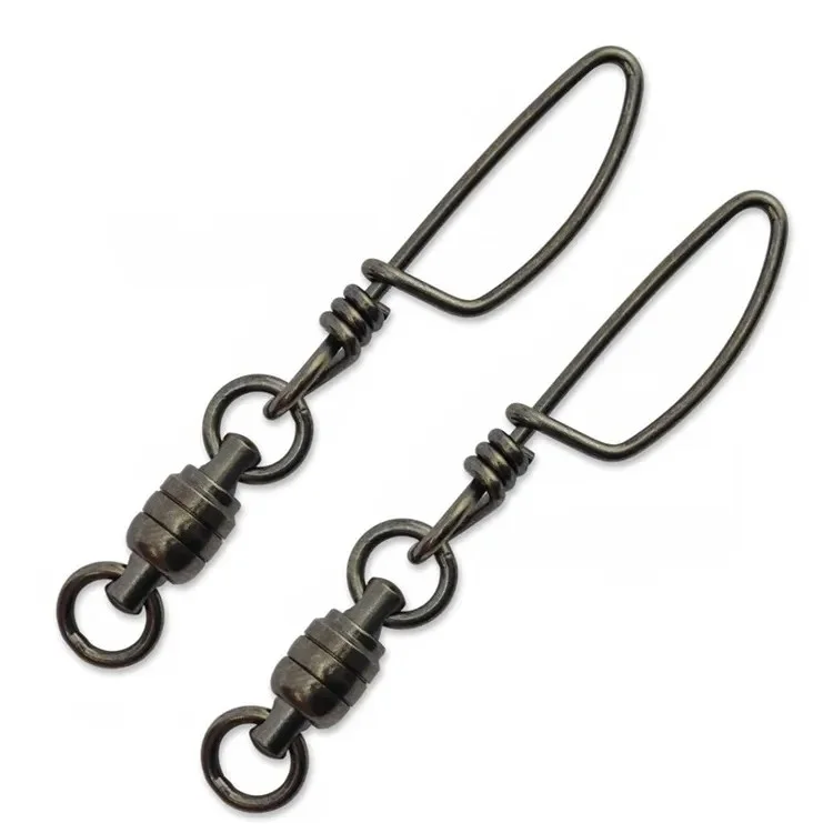 Compact Fishing Bearing Swivels-RD Customs Ball Bearing Snap Swivel