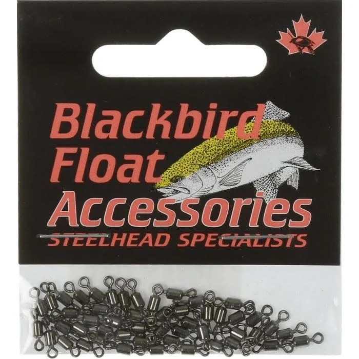 Durable Bearing Swivels-Redwing Tackle Blackbird Swivel  (50-Pack)