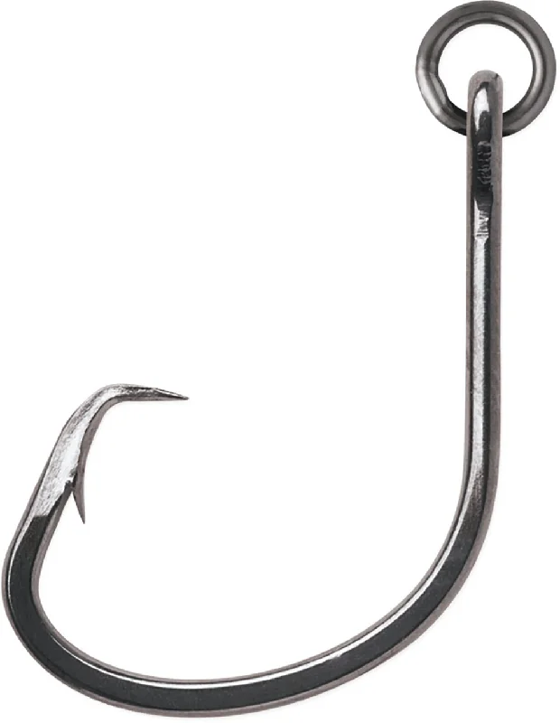 Big Game Fishing Hooks-VMC Nemesis Circle 3X Ringed Black Nickel Hooks