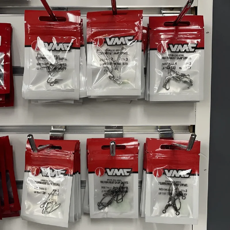 Smooth Action Bearing Swivels-VMC- Tournament Snap Swivel